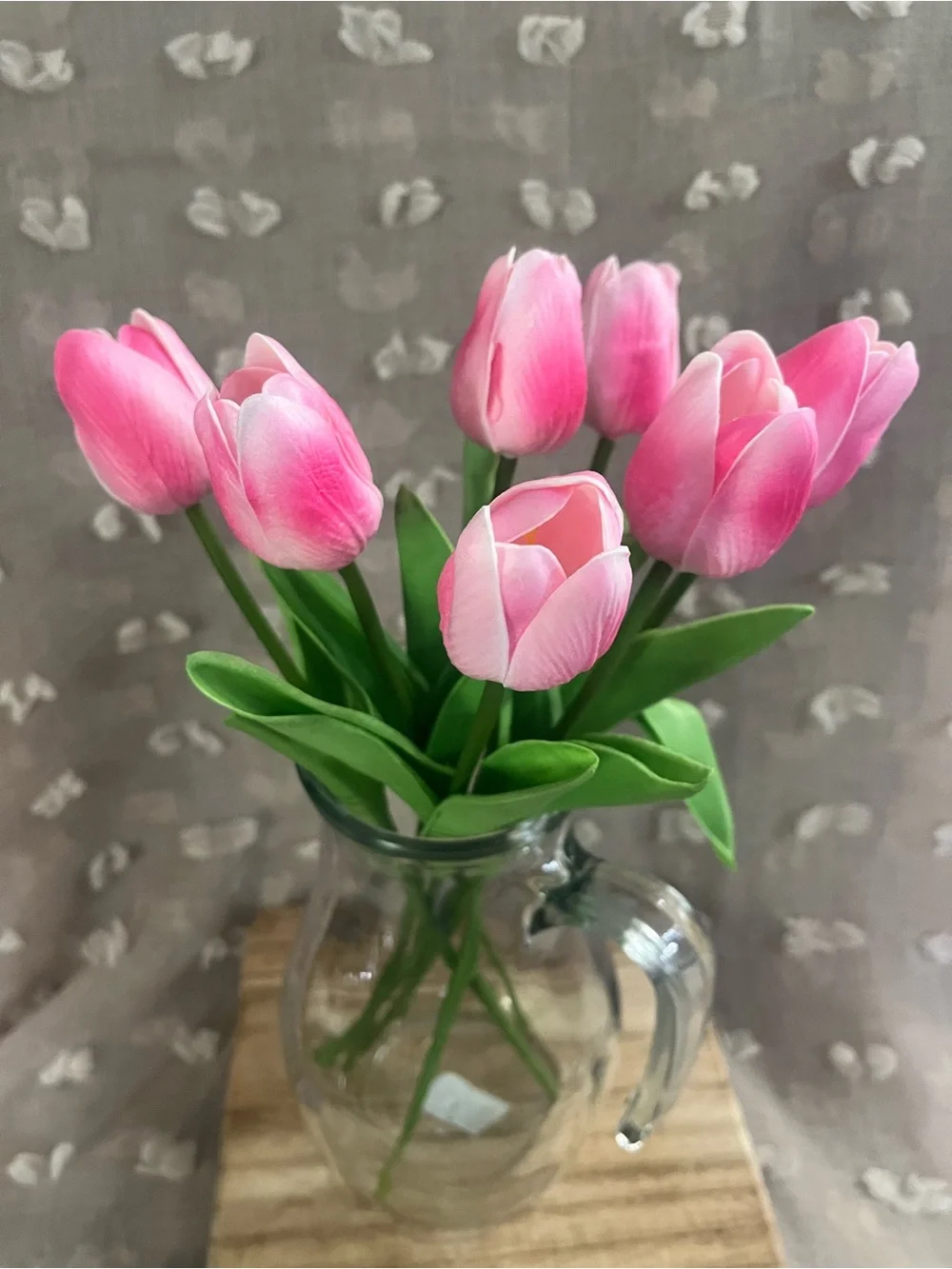 Pink Tulip Bouquet Home Accent - Unbranded